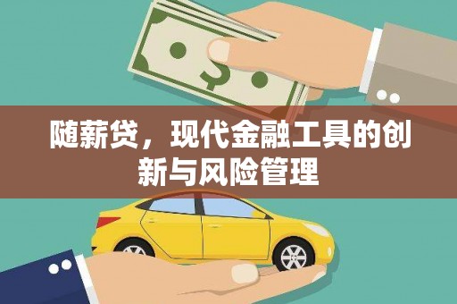 通渭随薪贷，现代金融工具的创新与风险管理