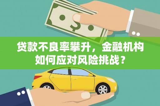 通渭贷款不良率攀升，金融机构如何应对风险挑战？