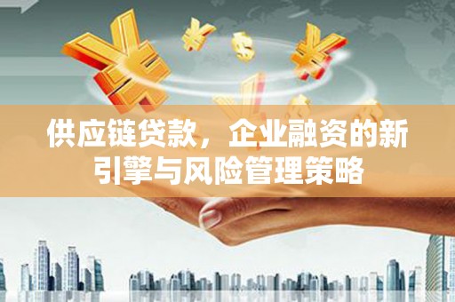 通渭供应链贷款，企业融资的新引擎与风险管理策略