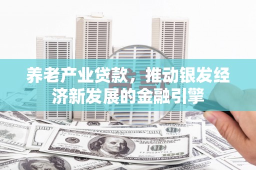 通渭养老产业贷款，推动银发经济新发展的金融引擎