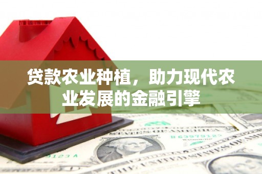 通渭贷款农业种植，助力现代农业发展的金融引擎