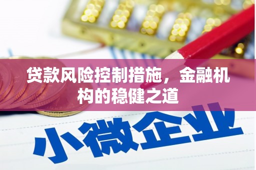 通渭贷款风险控制措施，金融机构的稳健之道