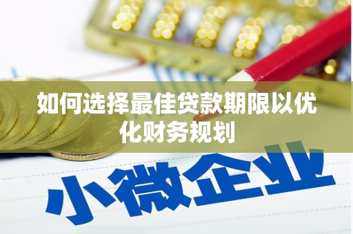 通渭如何选择最佳贷款期限以优化财务规划